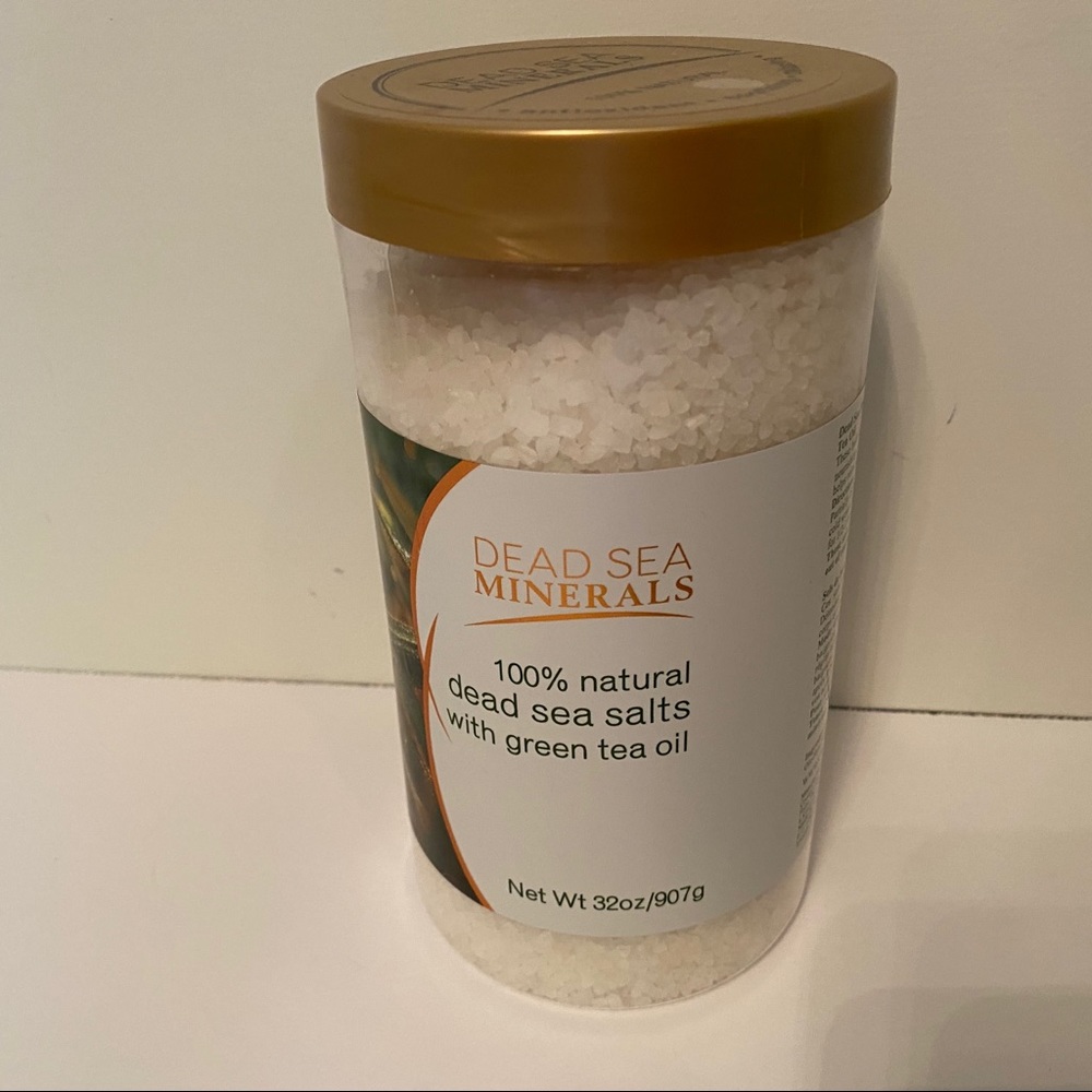 DEAD SEA MINERALS NEW SEA SALTS BATH BEAUTY SKIN SOAK BEAUTY WELLNESS NWT 32 oz
